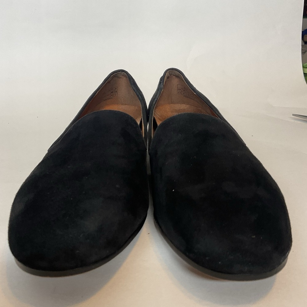 Vionic Willa II Black Suede Flat Slip-On Loafer Comfort Shoe Women's Size 8,5 - Picture 14 of 15